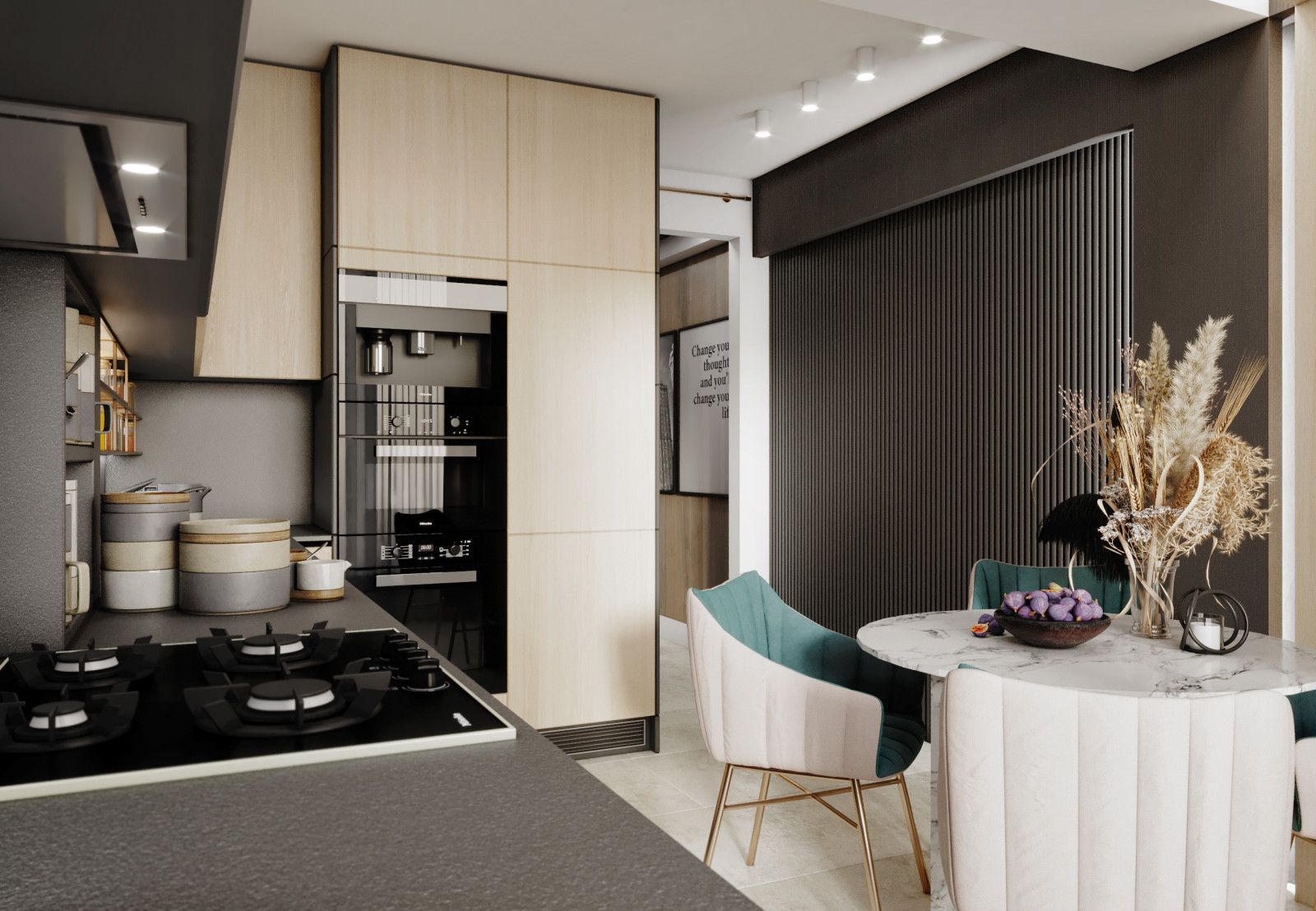 Небольшая квартира, в срвременном стиле