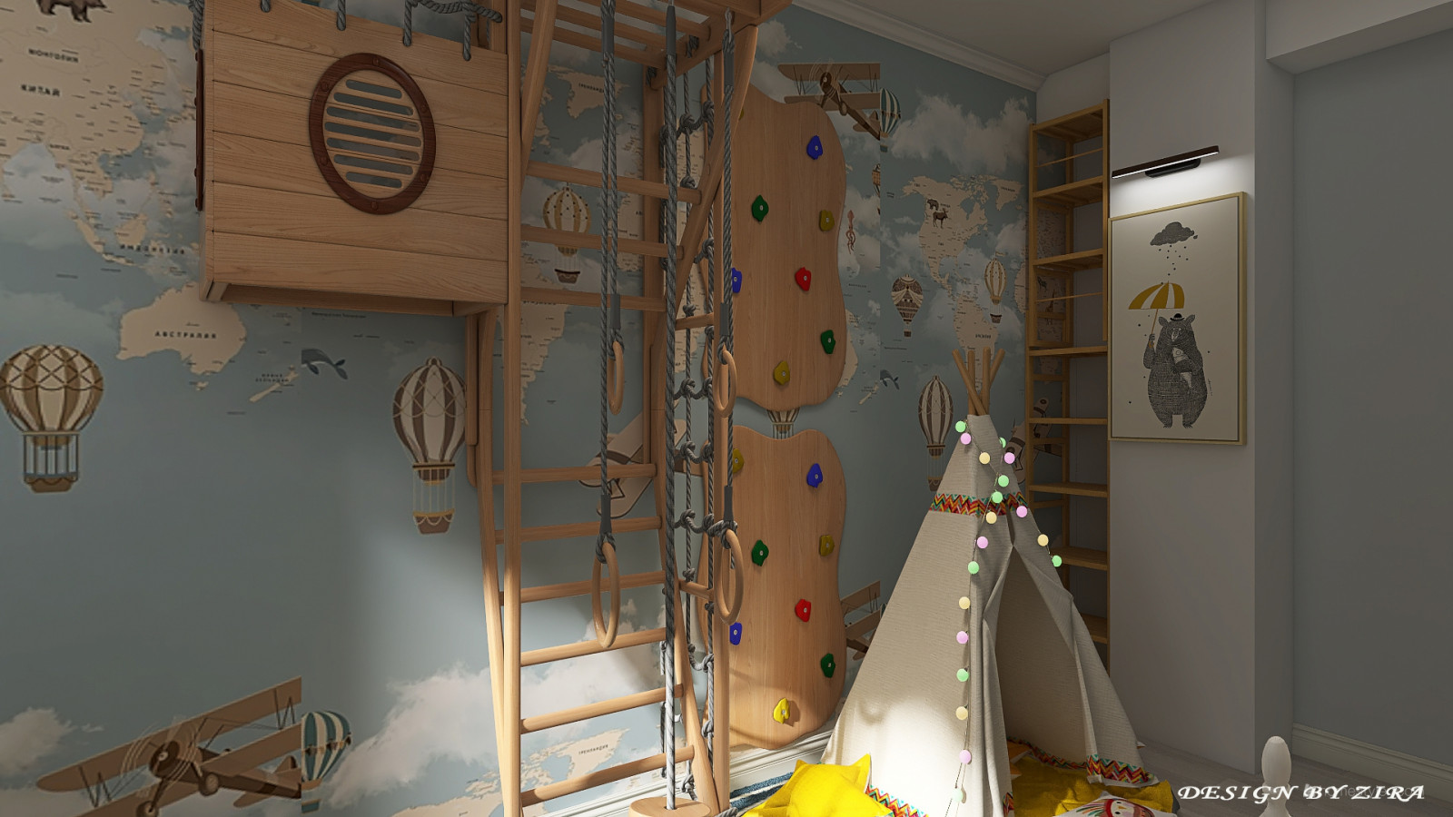 Детская комната для мальчика 2,5 года