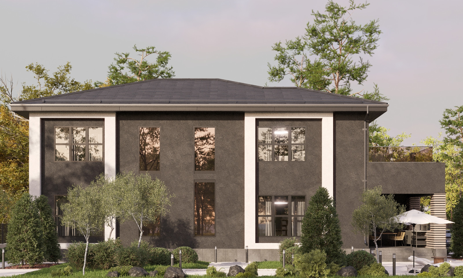 Обложка проекта: Частный дом, Москва