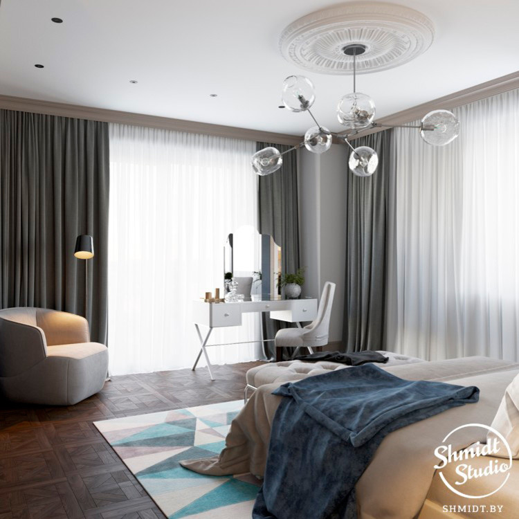 Проект "Яркий" в стиле Ardeco, Минск, 120 м.кв