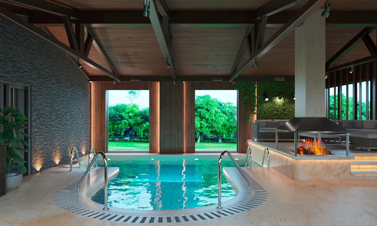 Обложка проекта: Бассейн и хамам