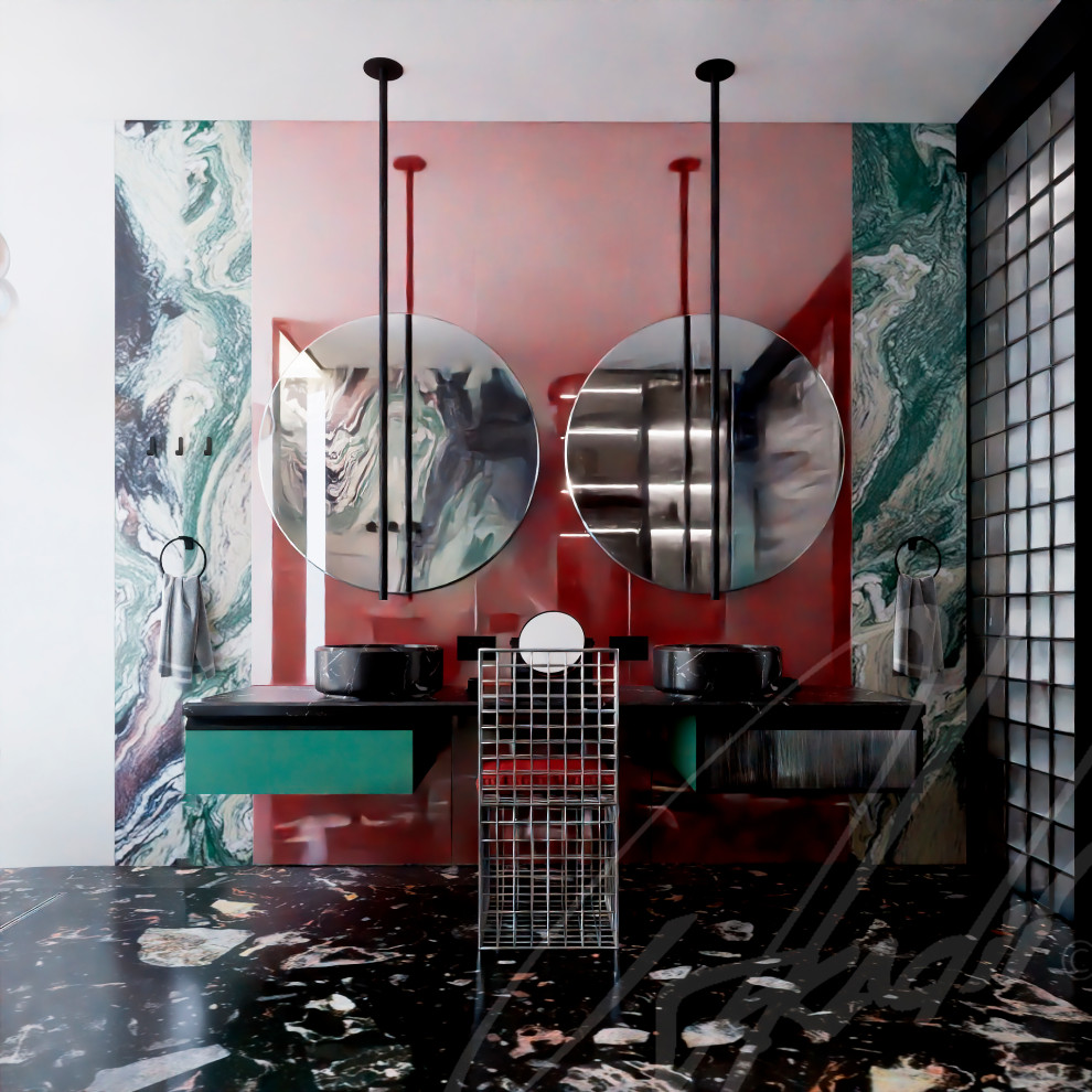 Обложка проекта: Interior design of Apartment 252 (master bath) by Arkadii Olshevksyi