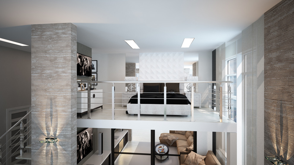 Однокомнатная квартира, высота потолка 4 м