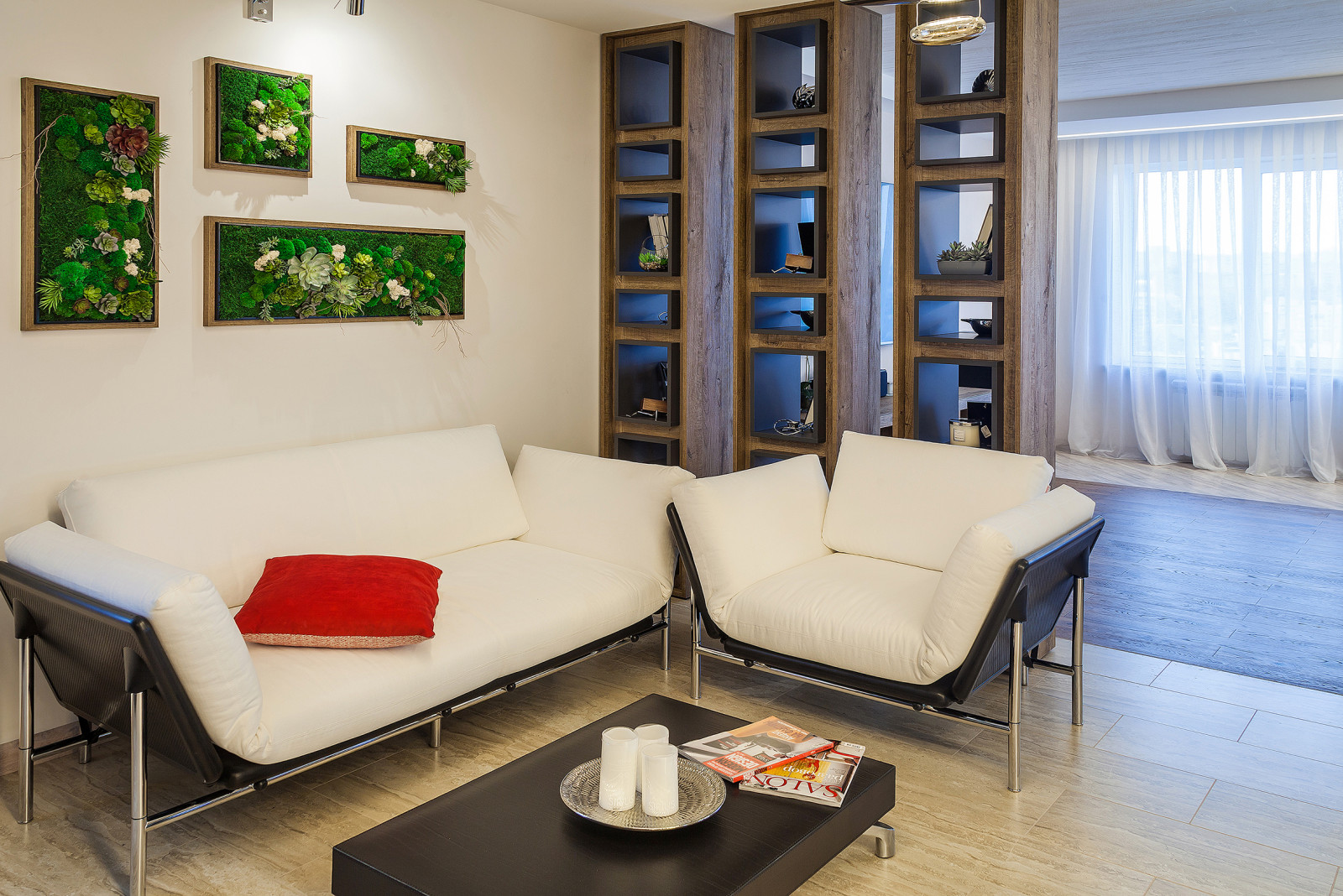 Двухэтажные апартаменты в современной стилистике