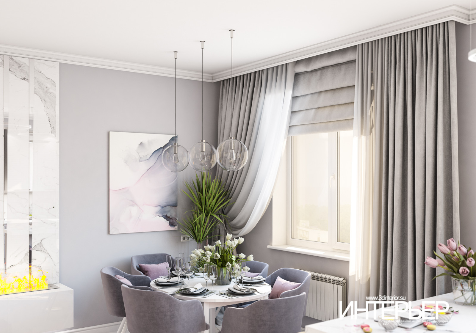 Дизайн-проект квартиры в г.Кисловодске