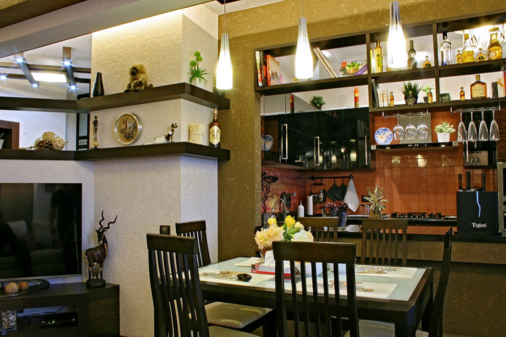 Квартира с африканскими мотивами в г. Обнинске.