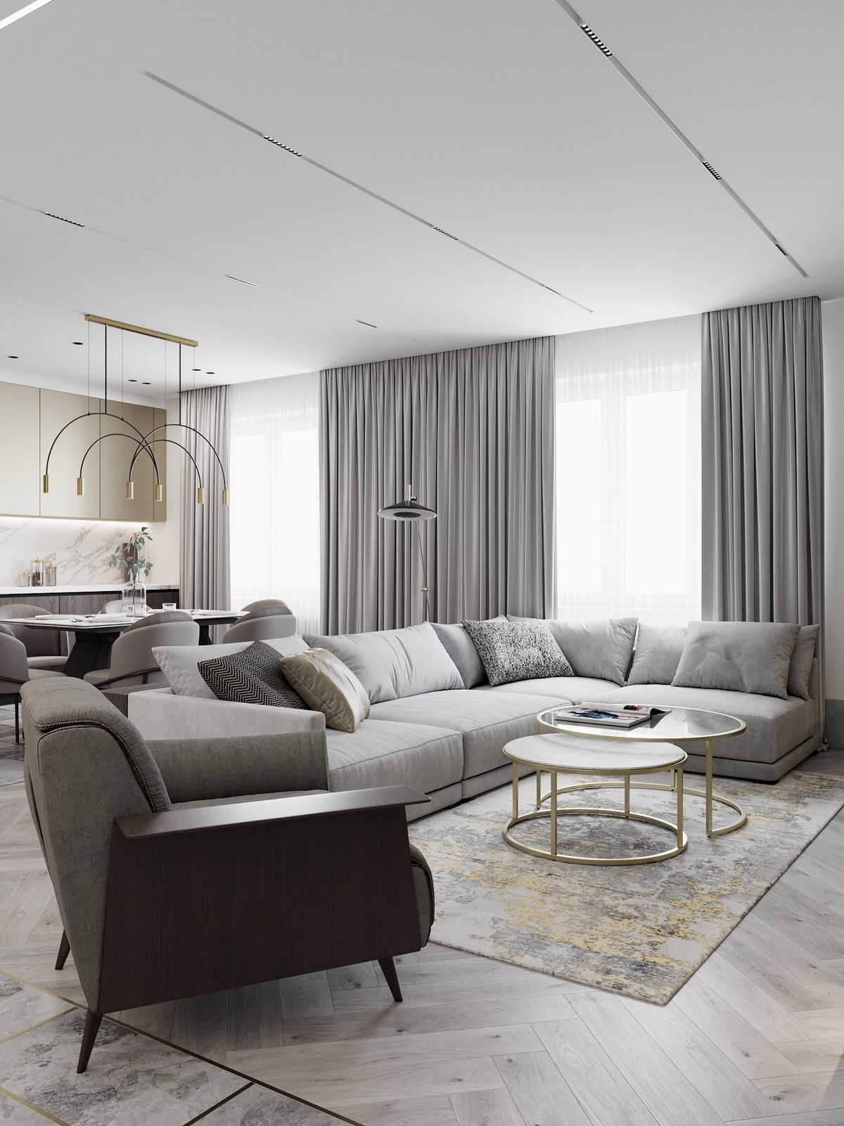 Дизайн трёхкомнатной квартиры на Смоленской улице | Санкт-Петербург | Россия |