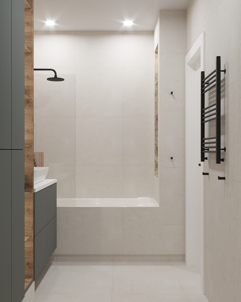 Дизайн-проект квартиры, площадью 99,1 м2 в г. Новосибирск