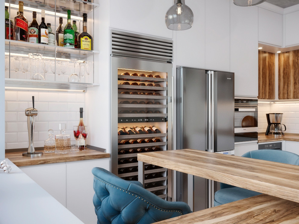 Дизайн-проект двухуровневой квартиры. 111,37 кв.м