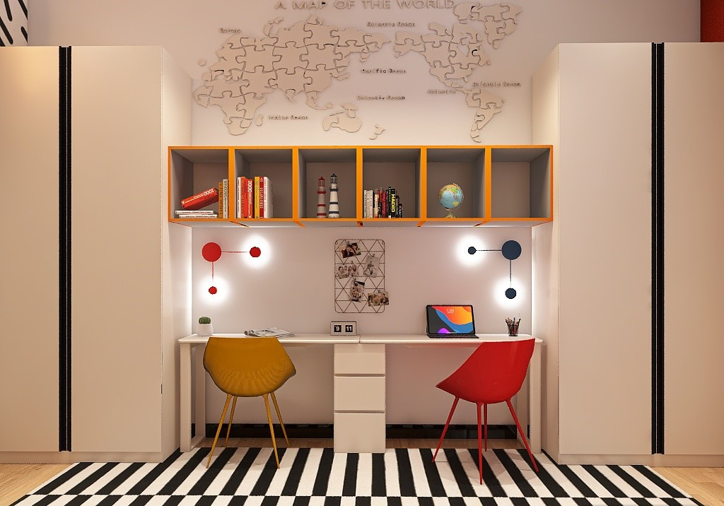 Обложка проекта: Детская в стиле мемфис