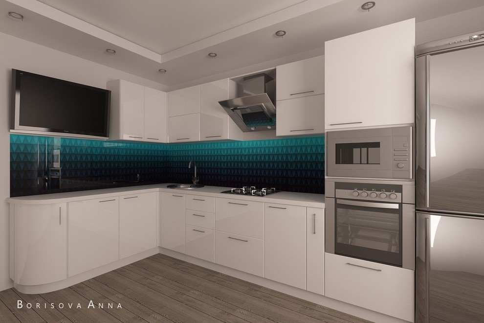 Обложка проекта: Дизайн проект кухнонного гарнитура