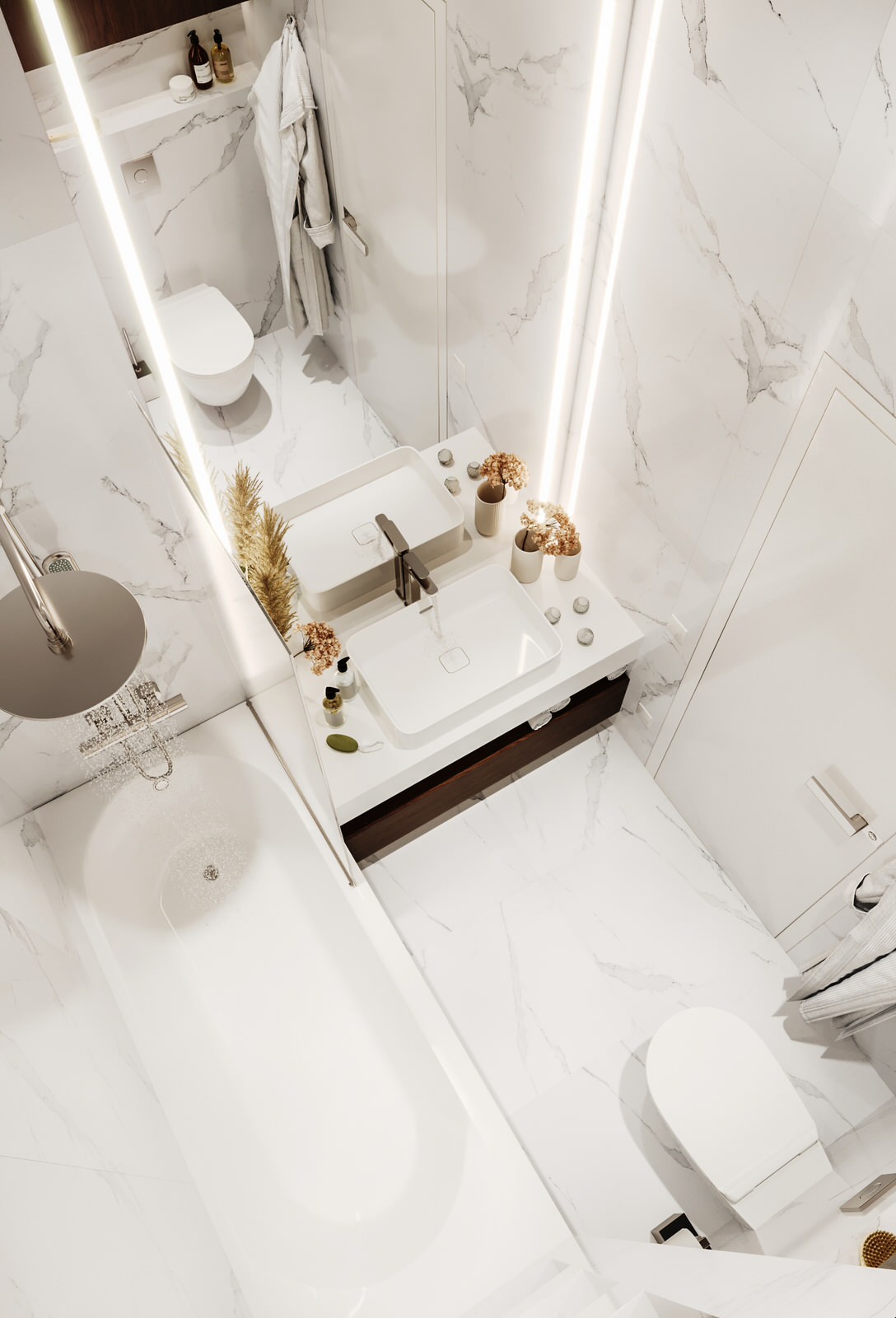 Дизайн-проект санузла в г. Москва