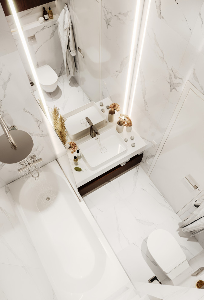 Дизайн-проект санузла в г. Москва