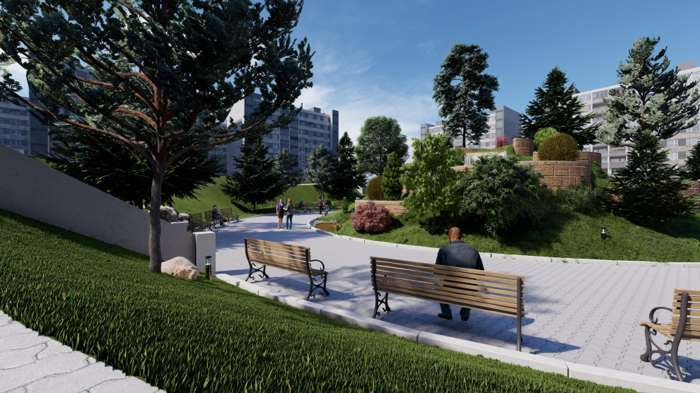 Визуализация городского парка