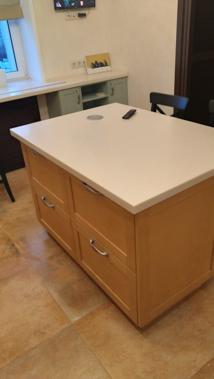 Кухня с балками