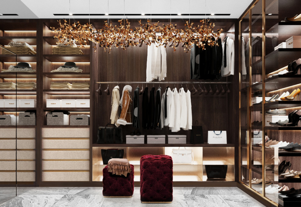 Обложка проекта: Теплая гардеробная комната