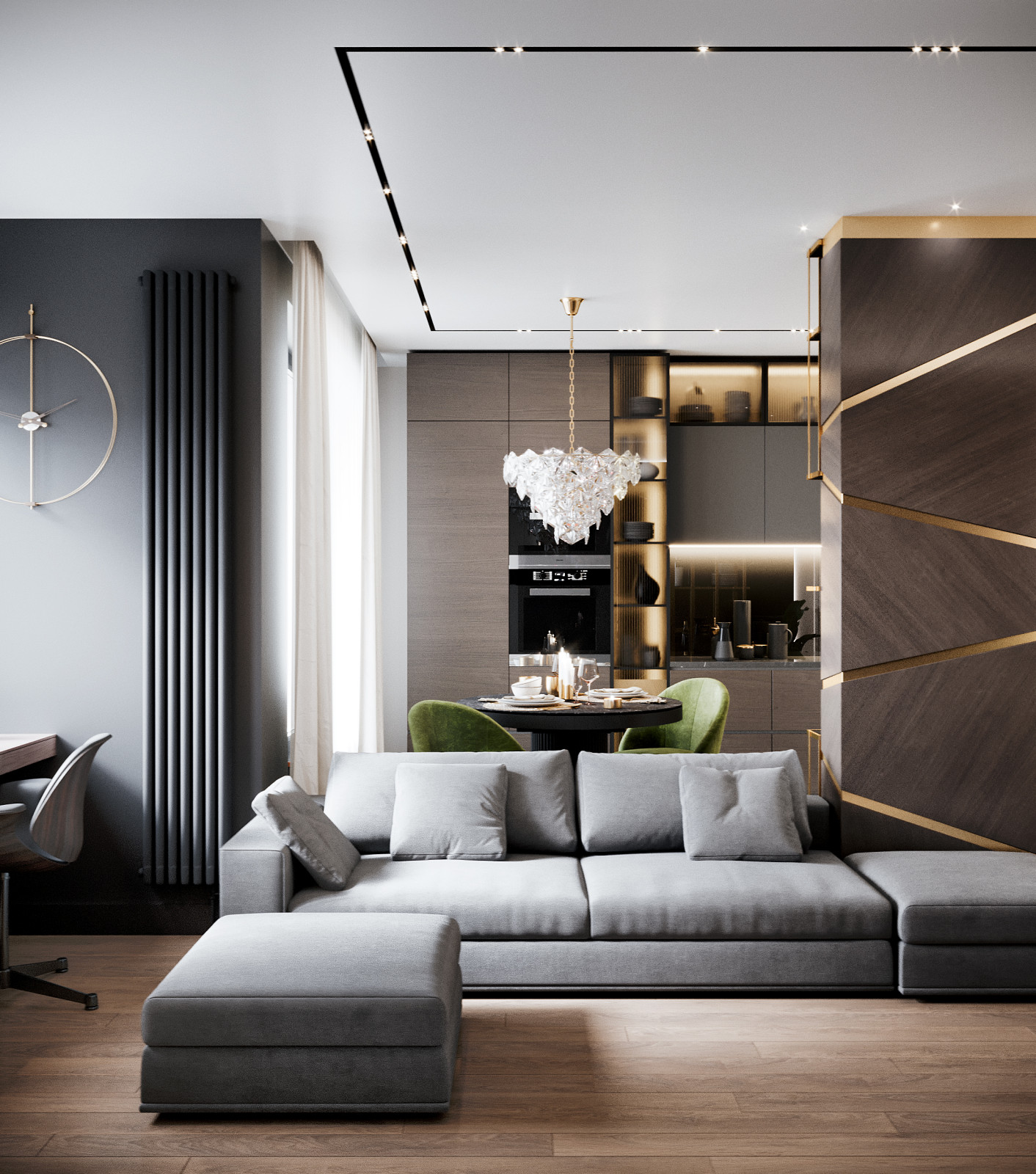 Проект квартиры 64 кв.м. 2022г.