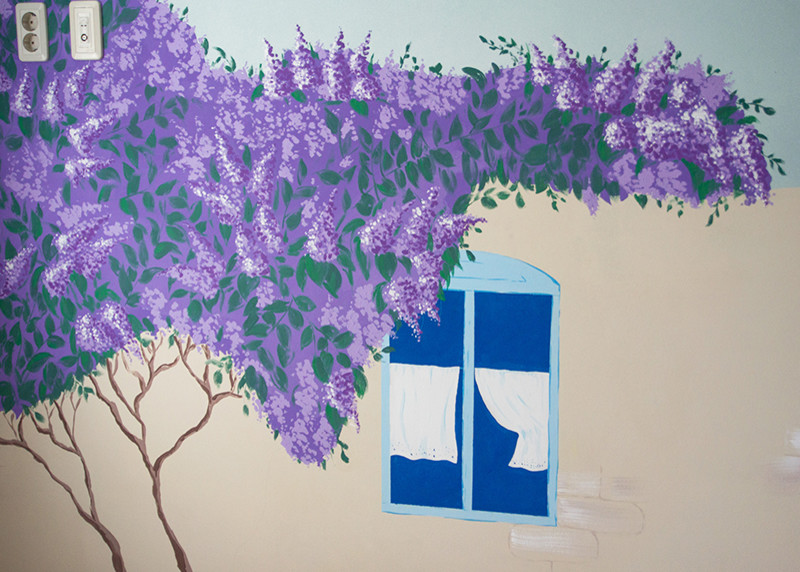 Обложка проекта: Роспись стен в спальне