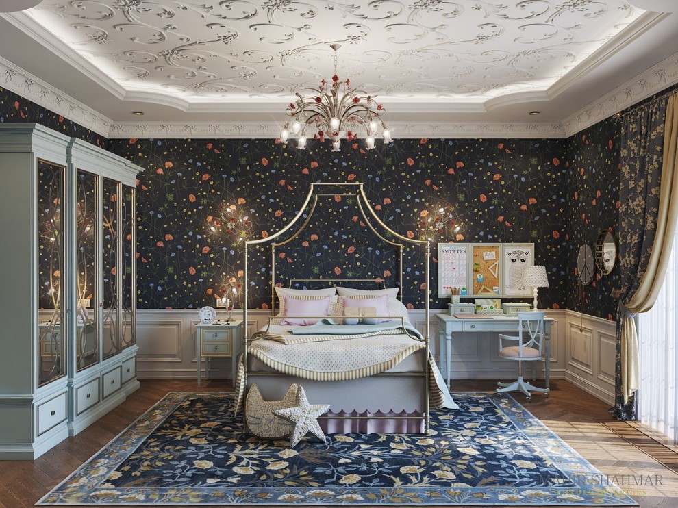 Private villa. Bedroom for girl.