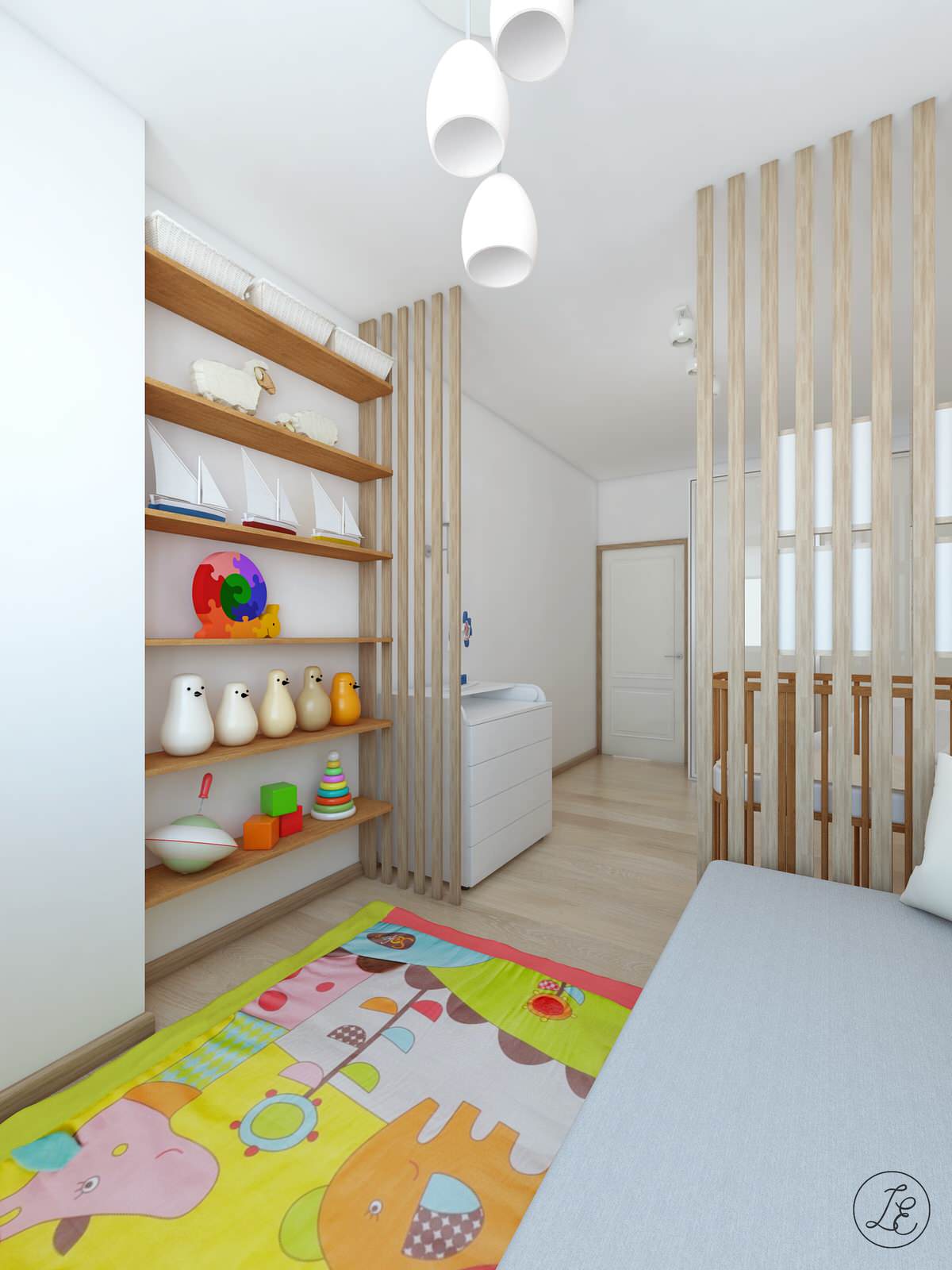 "София" - квартира в скандинавском стиле