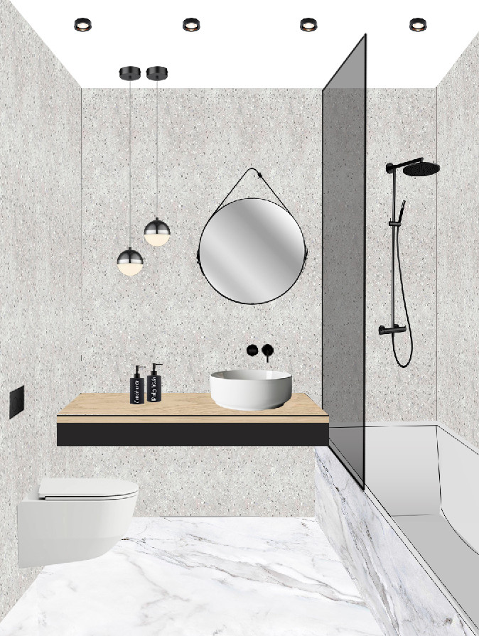 коллажи интерьеров из разных проектов