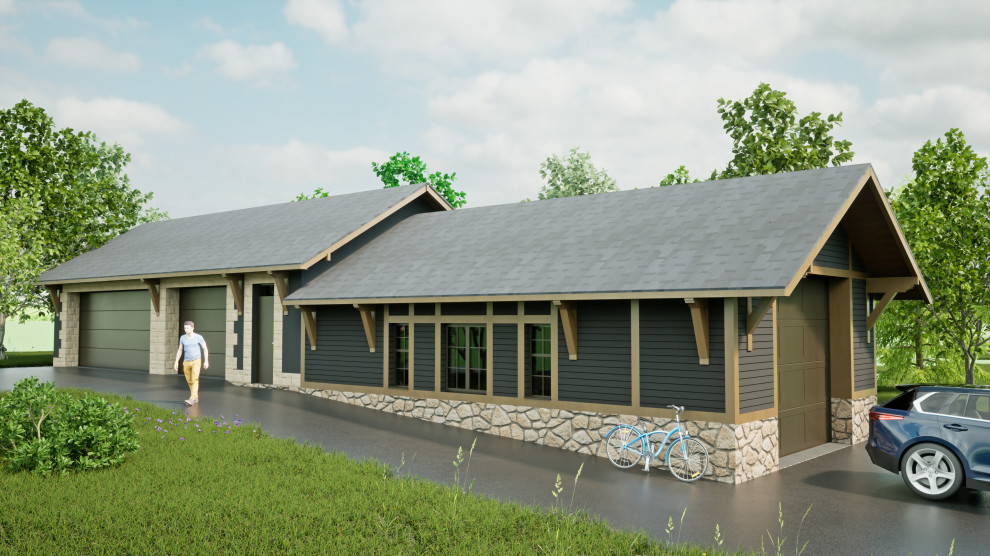 Обложка проекта: Гостевой дом. Баня. Гараж