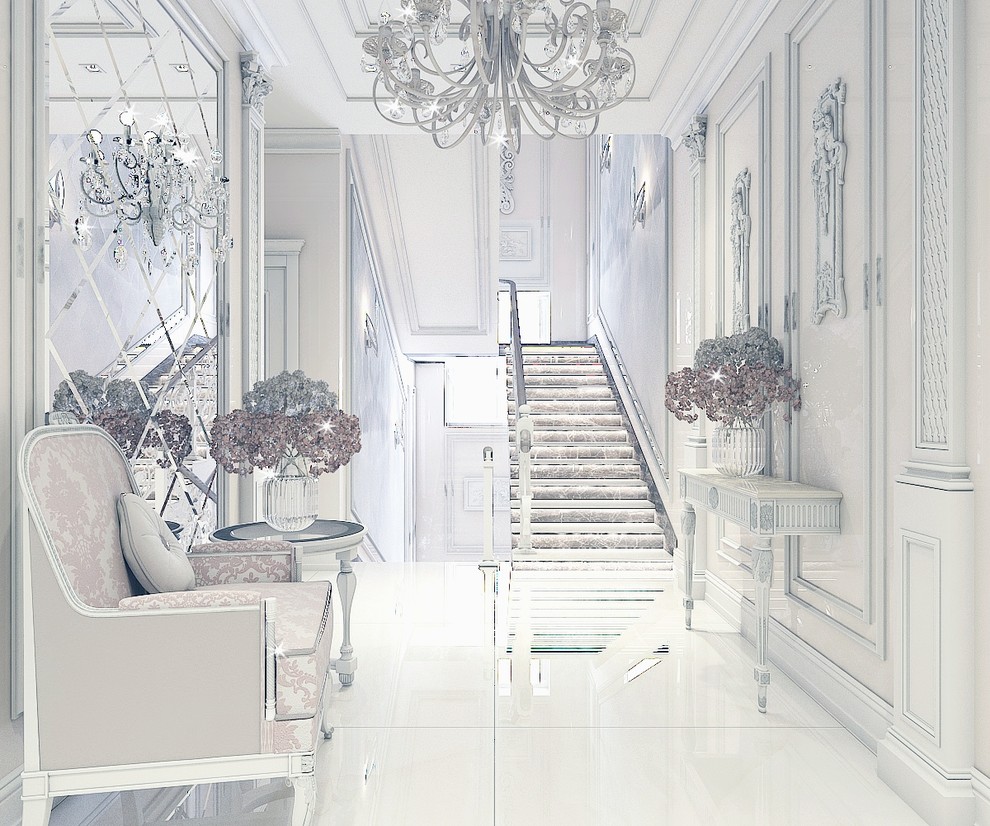 Холл в частном домовладении (г.Москва)