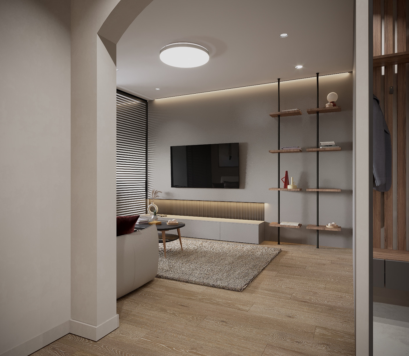 Дизайн проект однокомнатной квартиры 42 кв.м 4