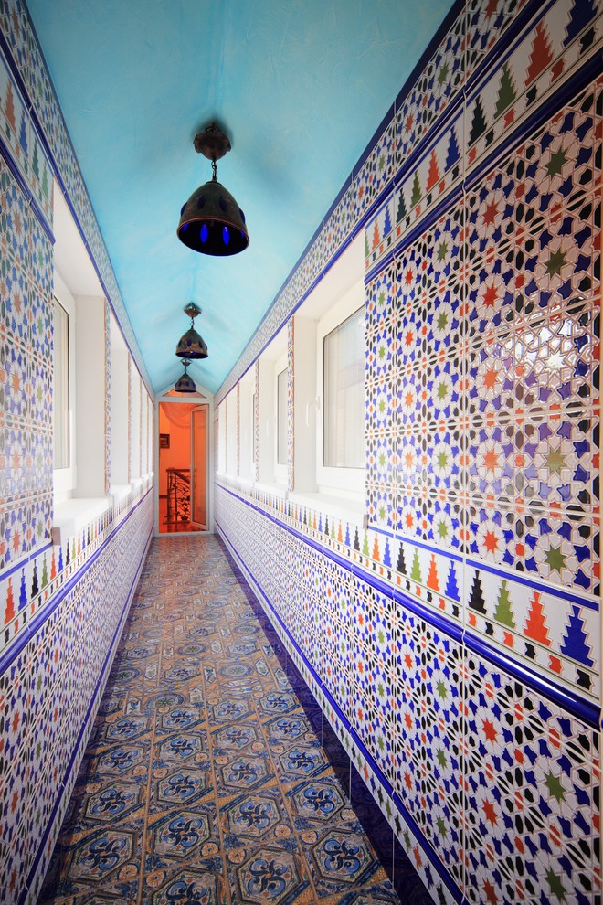 Интерьер коттеджа в яркий тонах(продолжение)