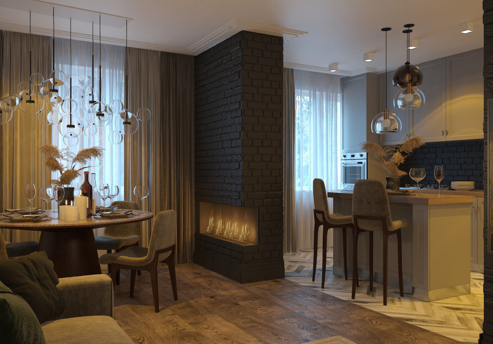 Обложка проекта: Гостиная ЖК Глумилино