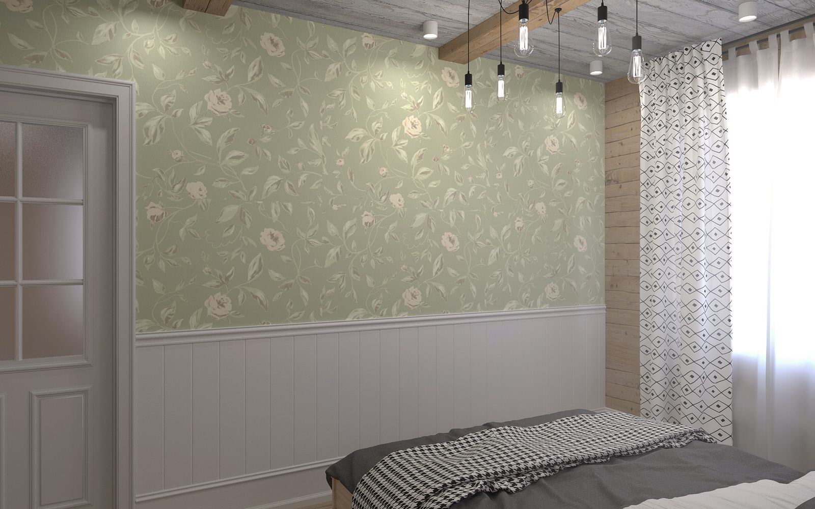 Дизайн проект дачного дома 70м