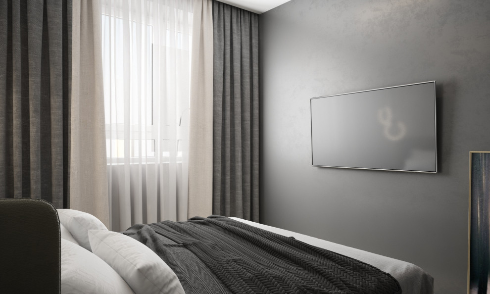 Дизайн интерьера однокомнатной квартиры ЖК Онега