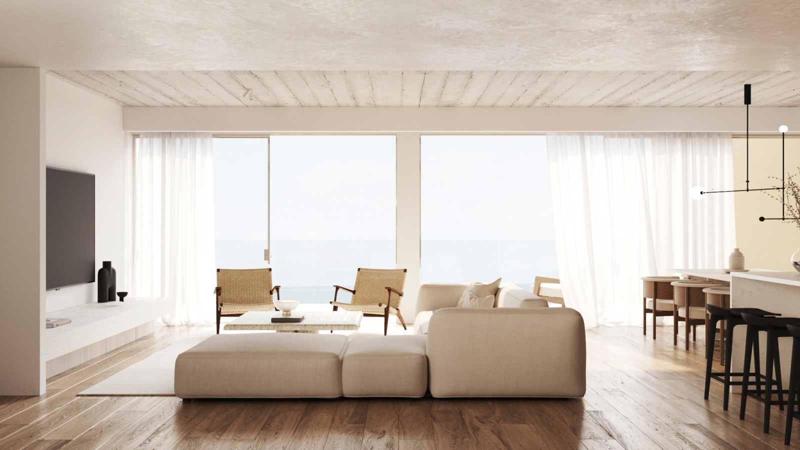 The laconicism through a neutral palette of colours