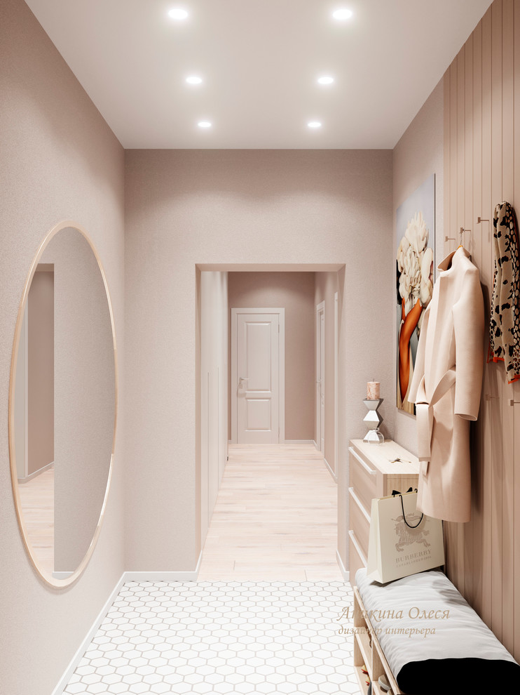 Светлый интерьер 3-к ул. М.Цветаевой, д. 11 Томск