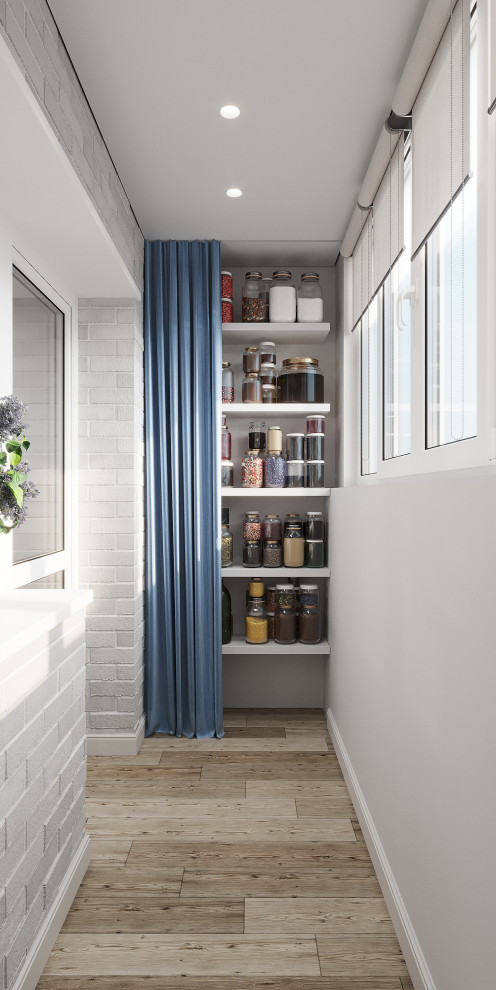 Интерьер квартиры с синими акцентами