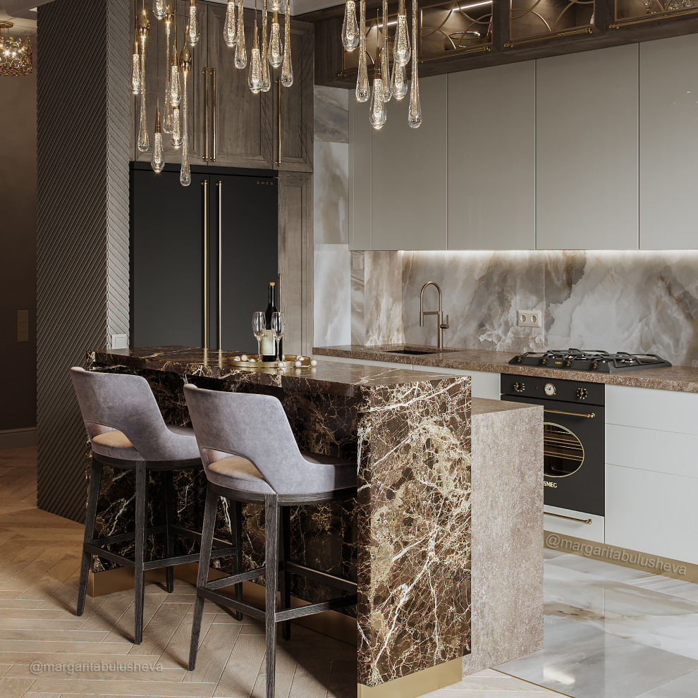 Обложка проекта: Дизайн-проект интерьера квартиры на Ленинградской