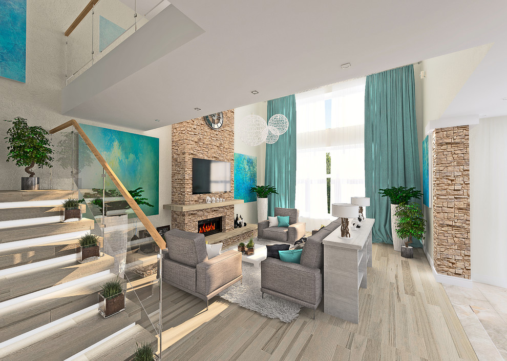 Дизайн интерьера молодой супружеской пары в КП Липово