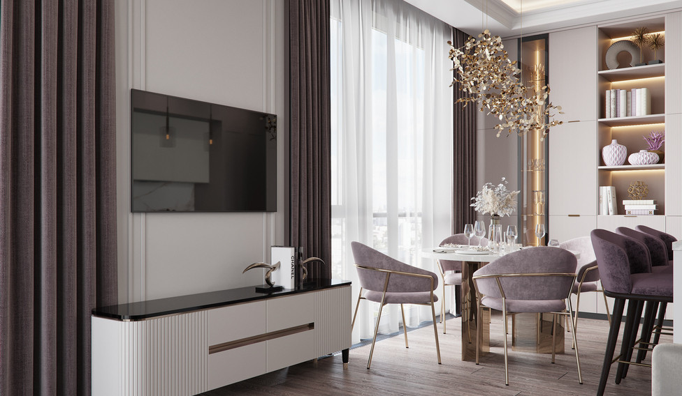 Пентхаус 116 м2 ЖК "Фили Сити". Современный стиль