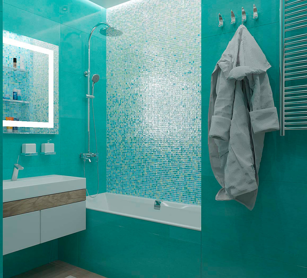 Яркая сочность. Трехкомнатная квартира на Озерной