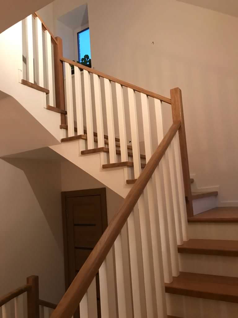 Отделка бетонного основания лестницы