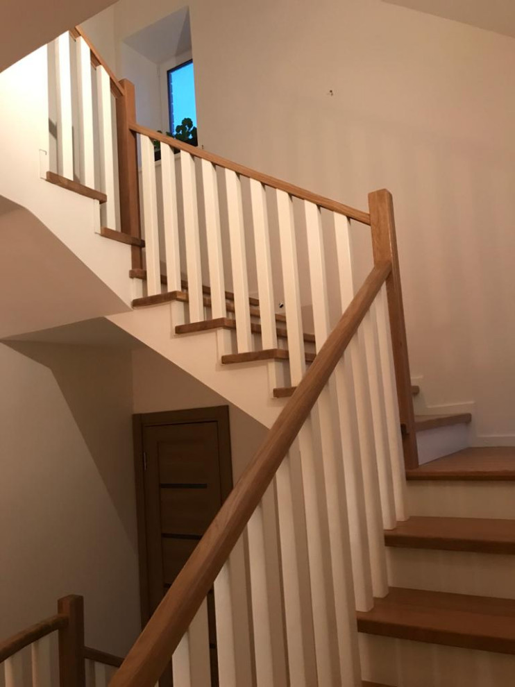 Отделка бетонного основания лестницы