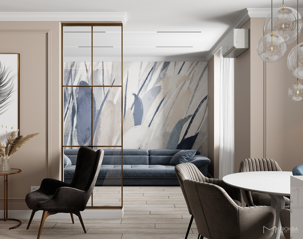 Проект кухни-столовой 27 кв.м