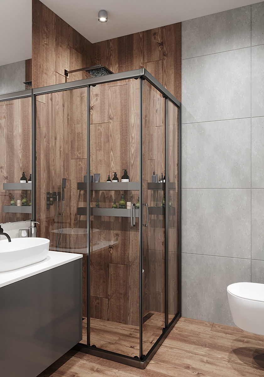 Обложка проекта: Душевая комната для молодой семьи