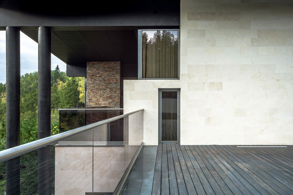 Современный загородный дом "Wing house"