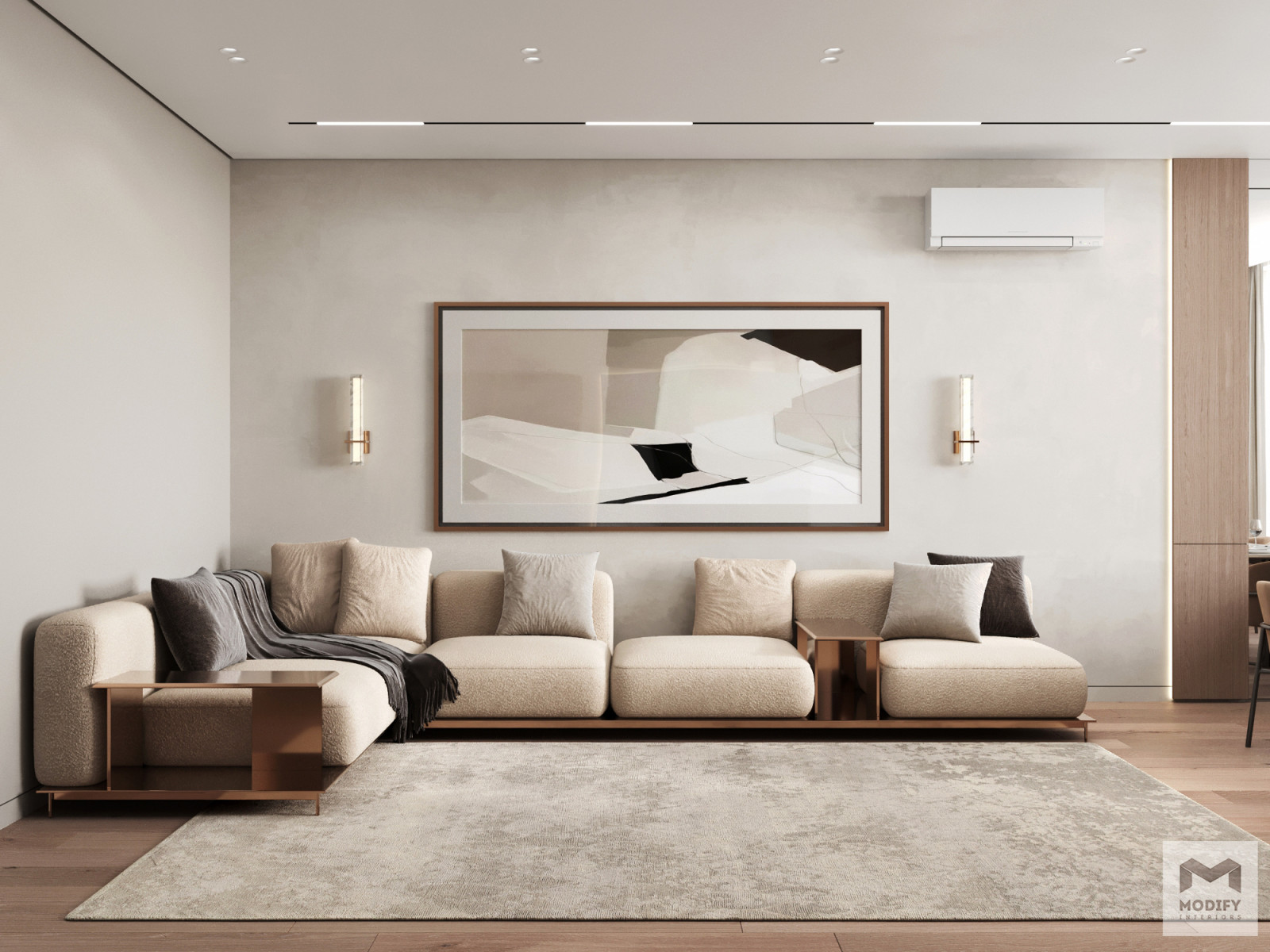 Обложка проекта: Интерьерное оформление жилого пространства