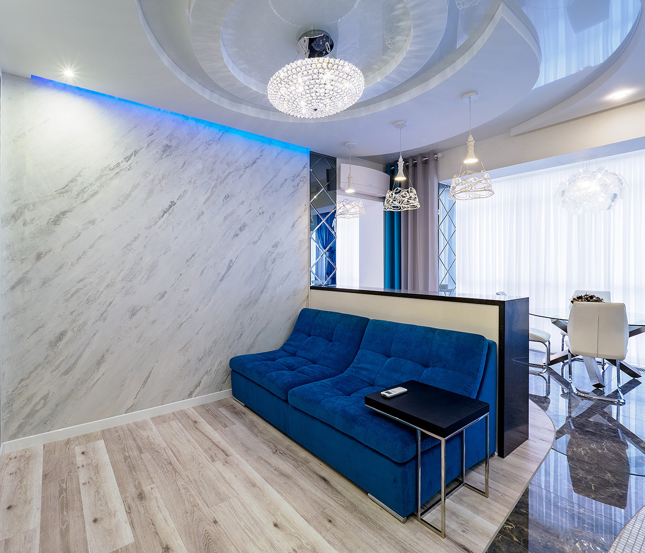 Дизайнерский ремонт квартиры-новостройки на Приморском проспекте