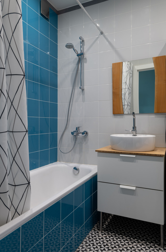 Интерьер квартиры-студии в ЖК Ньютон