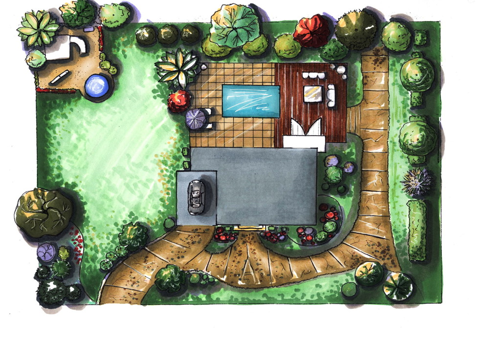 Ландшафтные скетчи