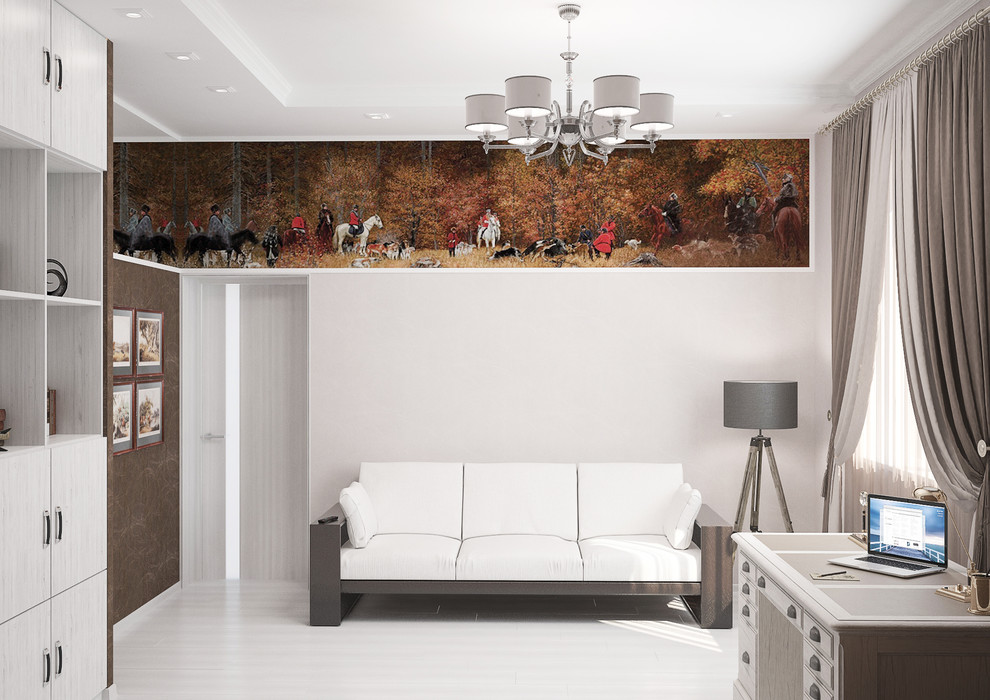 Минимализм в стиле «Белого квадрата» Малевича