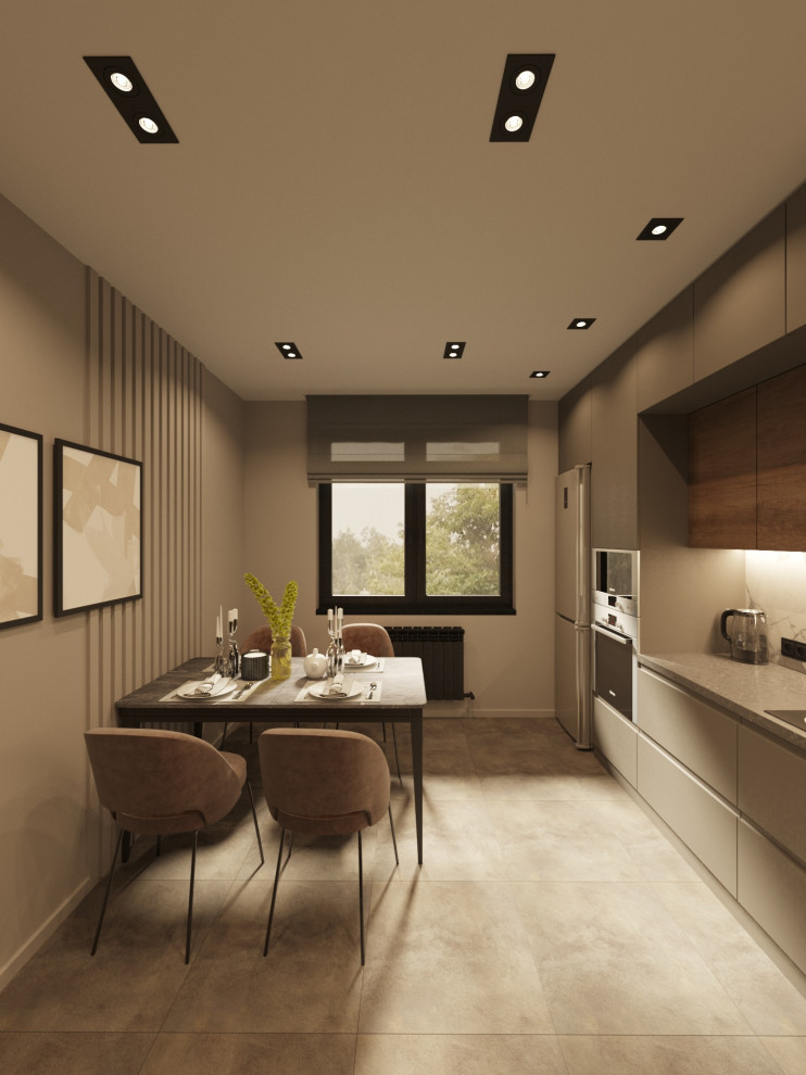 Дизайн проект квартиры в темных тонах